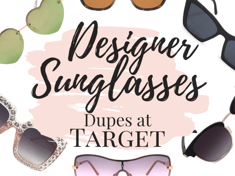 Designer-Inspired Sunglasses at Target